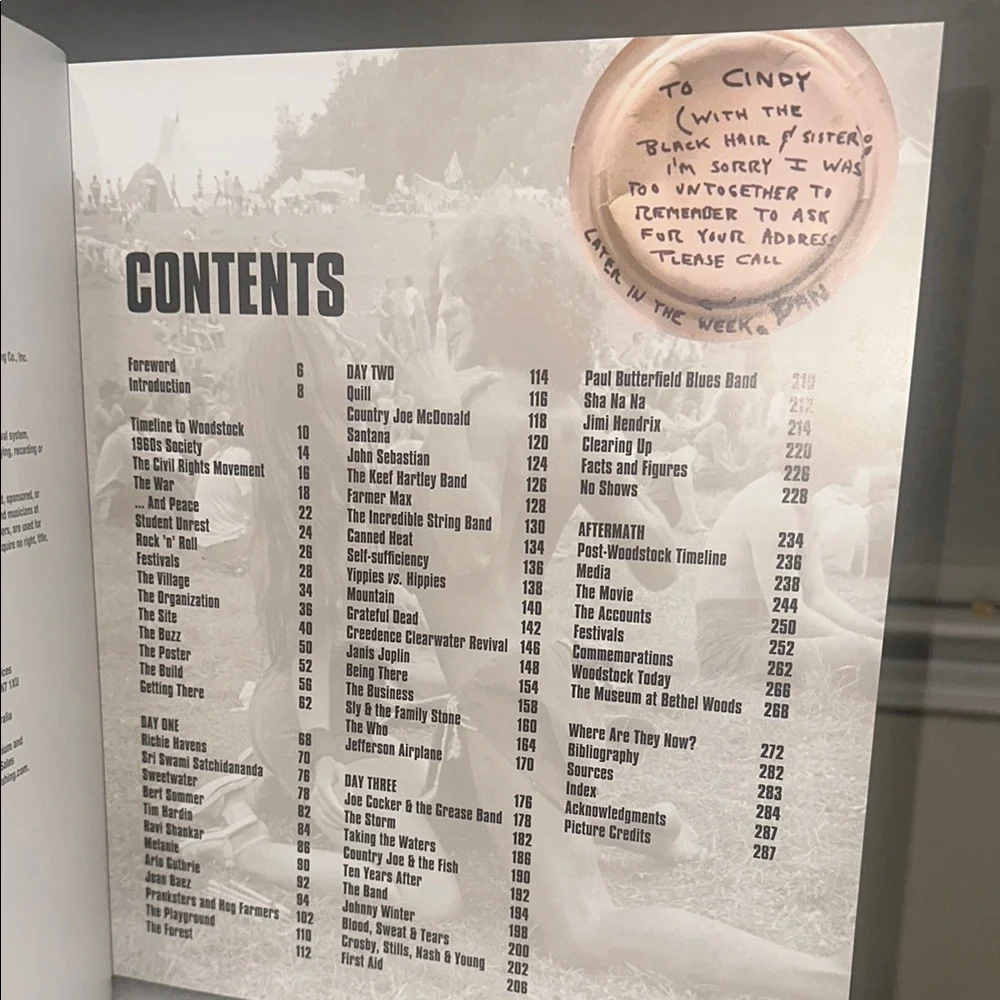 Woodstock 50th Anniversary Edition Book